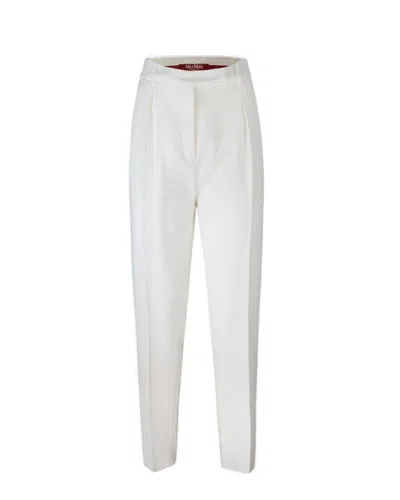 MAX MARA MAX MARA STUDIO PLEAT DETAILED TAPERED TROUSERS