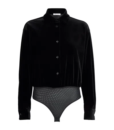 MAX MARA VELVET JACKET BODYSUIT