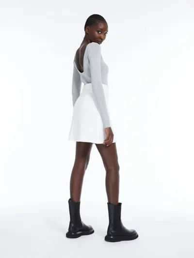 MAX MARA VISCOSE AND LUREX YARN SWEATER