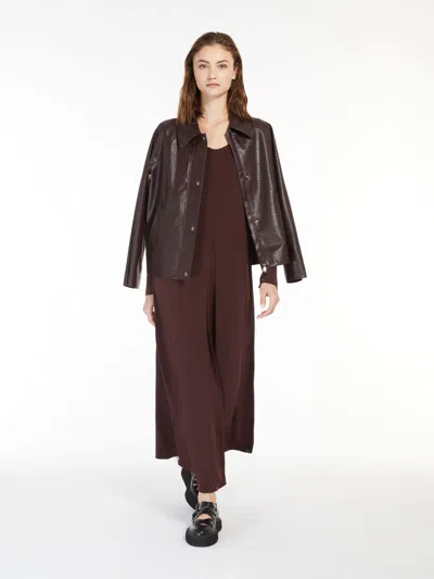MAX MARA VISCOSE CREPE JERSEY DRESS