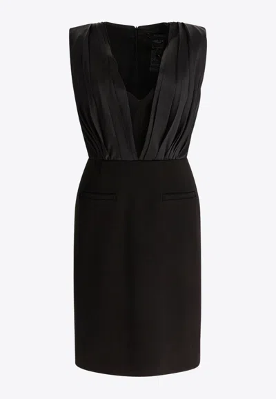 MAX MARA VITTOR V-NECK MINI DRESS