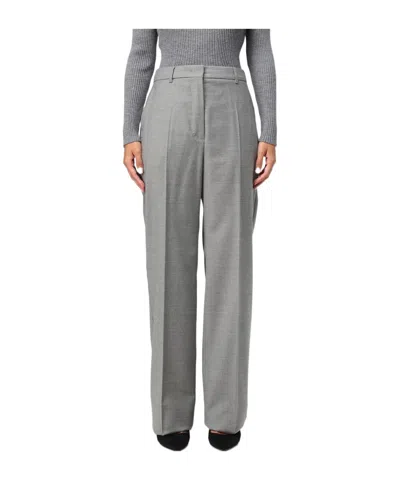 MAX MARA MAX MARA STUDIO PLEAT DETAILED STRAIGHT LEG TROUSERS