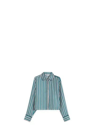 MAX MARA WOMEN'S BRAMA SHIRT DARK GREEN | SIZE IT 46 | 2521116171600001