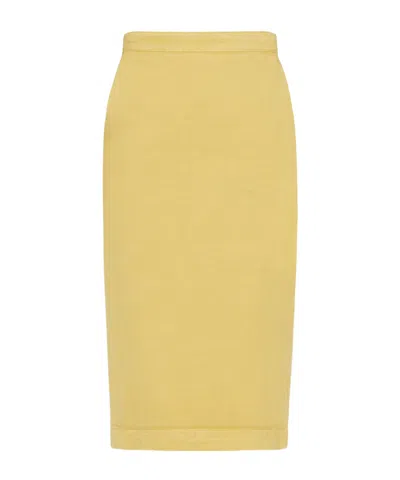 MAX MARA MAX MARA HIGH WAISTED MIDI SKIRT