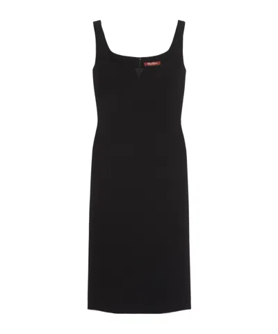 MAX MARA MAX MARA STUDIO BACK SLIT SLEEVELESS DRESS