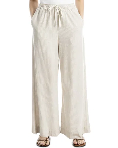 MAX STUDIO MAX STUDIO DRAWSTRING LINEN-BLEND PANT