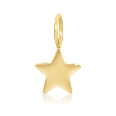 MAYA BRENNER WOMEN'S CHARM PENDANT - STAR YELLOW GOLD