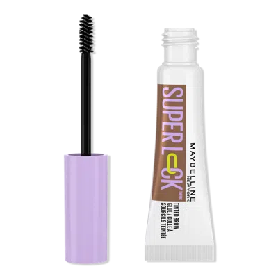 MAYBELLINE SUPER LOCK BROW GLUE TINTED WATERPROOF EYEBROW GEL - MEDIUM BROWN