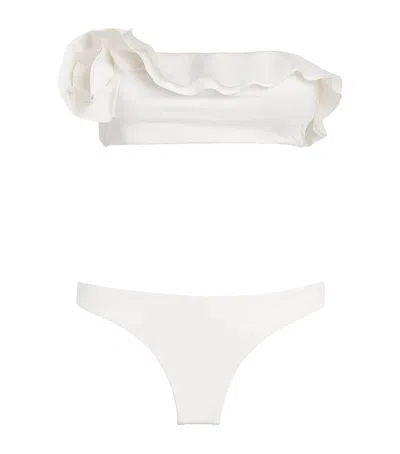 MAYGEL CORONEL RUCHED YOJAIRA HALTERNECK SWIMSUIT