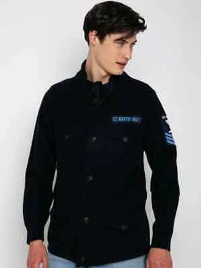 MC2 SAINT BARTH MC2 SAINT BARTH KNITTED FIELD JACKET WITH PATCH