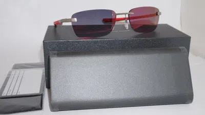 MCLAREN MCLAREN SUNGLASSES RIMLESS RED SILVER RED MIRROR MLSUPS18C C05 58 16 130