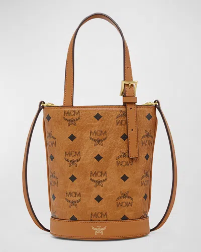 MCM AREN BUCKLE VISETOS TOTE BAG