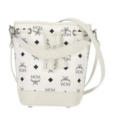 MCM MCM DESSAU DRAWSTRING MINI TOTE BAG