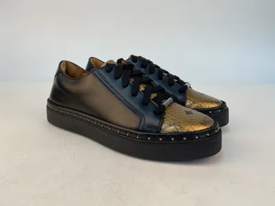 MCM LOGO DETAILS CASUAL SNEAKERS