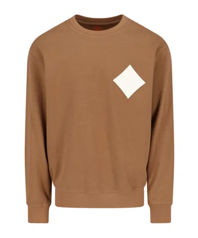 MCM MCM LOGO PATCH CREWNECK SWEATSHIRT