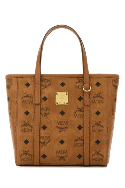 MCM PRINTED CANVAS MINI TONY HANDBAG