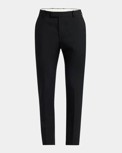 ALEXANDER MCQUEEN MEN'S WOOL CIGARETTE TROUSERS