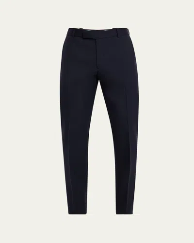 ALEXANDER MCQUEEN MEN'S WOOL CIGARETTE TROUSERS