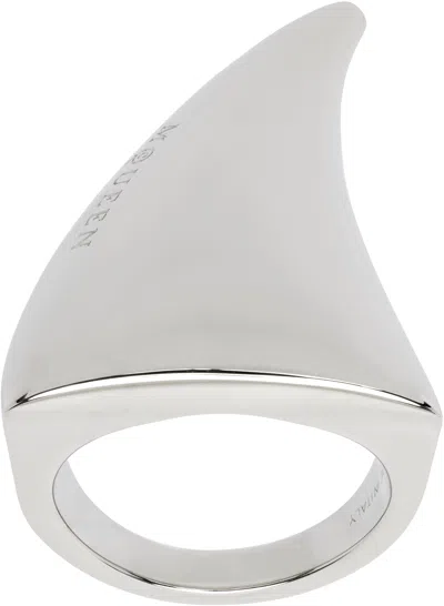 ALEXANDER MCQUEEN SILVER TIGER CLAW RING