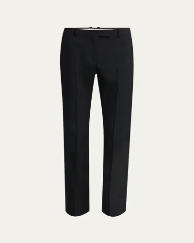 ALEXANDER MCQUEEN TAILORED CROPPED WOOL TROUSERS