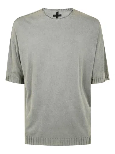 MD75 RIBBED-TRIM T-SHIRT
