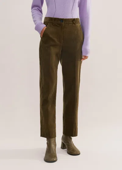 ME+EM CORD SLIM CROP PANT