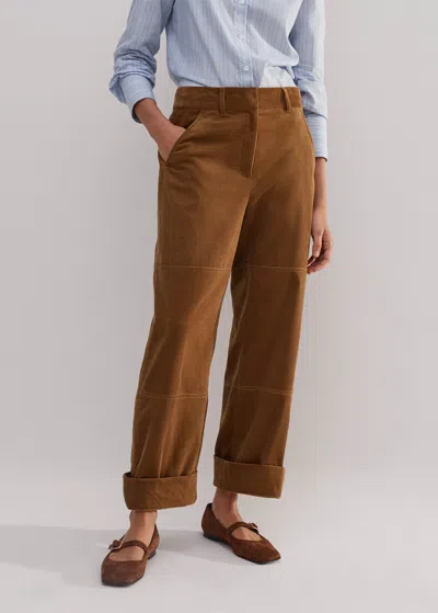 ME+EM CORDUROY RELAXED BARREL-LEG PANT