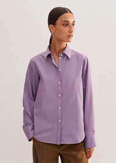 ME+EM COTTON RELAXED FOREVER STRIPE SHIRT