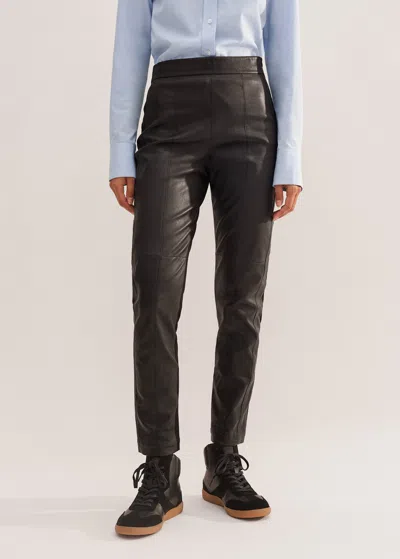 ME+EM HIGH STRETCH LEATHER MIX LEGGING