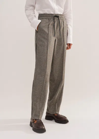 ME+EM HOUNDSTOOTH JOGGER PANT