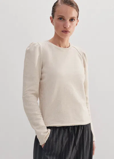 ME+EM RIB TRIM FEMININE SWEATSHIRT
