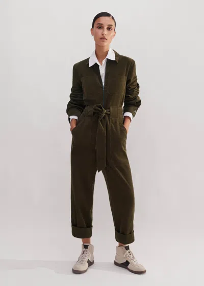 ME+EM SOFT CORD JUMPSUIT + BELT