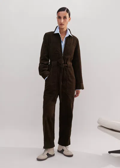 ME+EM SOFT CORD JUMPSUIT + BELT