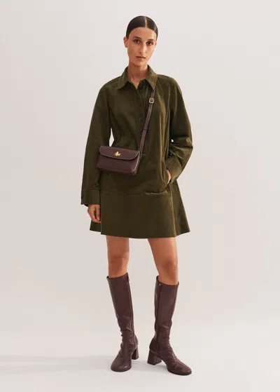 ME+EM SOFT CORD MINI DRESS