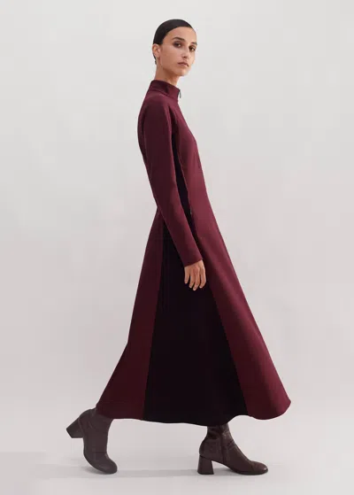 ME+EM TRAVEL TAILORING COLOR BLOCK MAXI DRESS