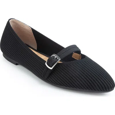 ME TOO ME TOO GLORY RIB KNIT MARY JANE FLAT