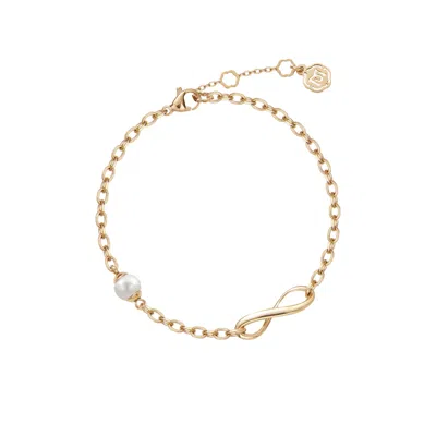 ME30 WOMEN'S URBAN CHIC - UNLIMITED PEARL BRACELET - GOLD