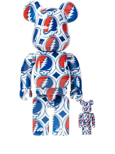 MEDICOM TOY X GRATEFUL DEAD STEAL YOUR FACE BE@RBRICK 100% AND 400% FIGURE SET