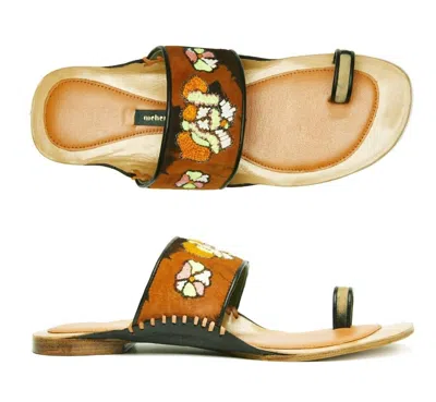 MEHER KAKALIA FRIDA TOE RING IN TD COGNAC