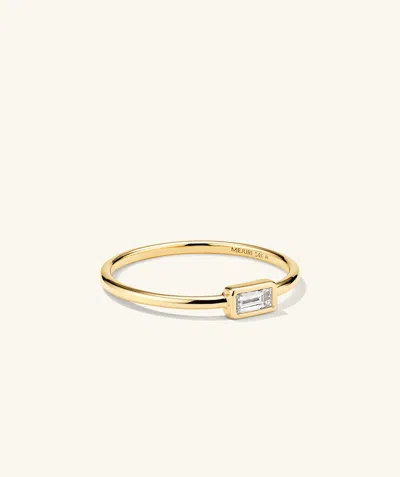 MEJURI LAB GROWN DIAMOND BAGUETTE STACKER RING