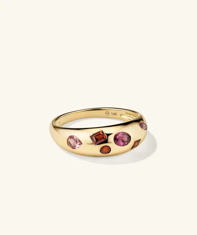 MEJURI MOSAIC GEMSTONE DÔME RING