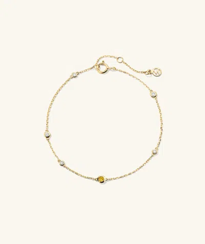 MEJURI MULTI GEMSTONE STATION BRACELET