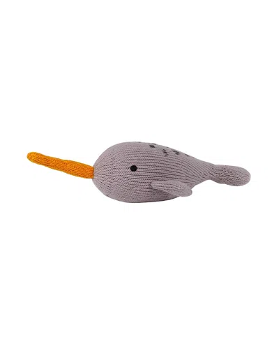 MELANGE COLLECTION KNIT COTTON NARWHAL - AGES 0+