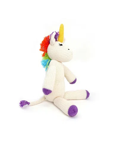 MELANGE COLLECTION KNIT COTTON UNICORN - AGES 0+