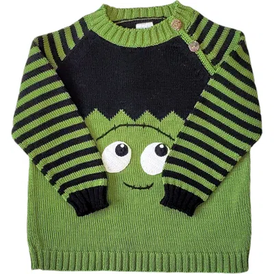 MELANGE COLLECTION MELANGE COLLECTION LITTLE MONSTER HALLOWEEN SWEATER