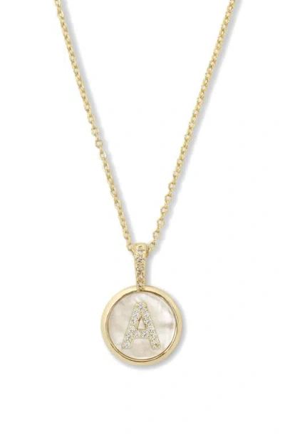 MELINDA MARIA MELINDA MARIA BABY LOVE LETTERS INITIAL PENDANT NECKLACE