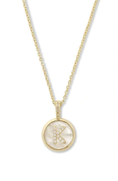 MELINDA MARIA MELINDA MARIA BABY LOVE LETTERS INITIAL PENDANT NECKLACE