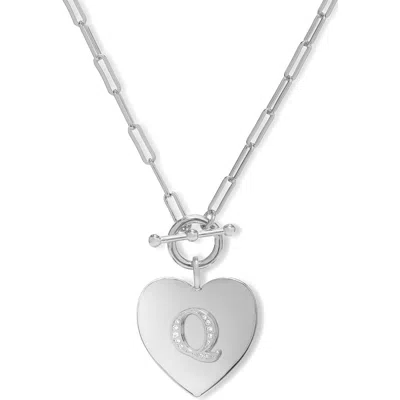 MELINDA MARIA MELINDA MARIA LOVE LETTERS INITIAL HEART MEDALLION NECKLACE