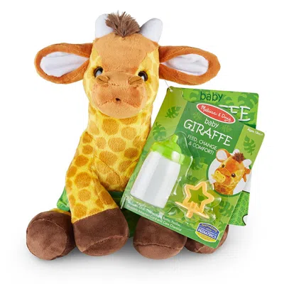 MELISSA & DOUG BABY GIRAFFE STUFFED ANIMAL TOY MULTI COLOR