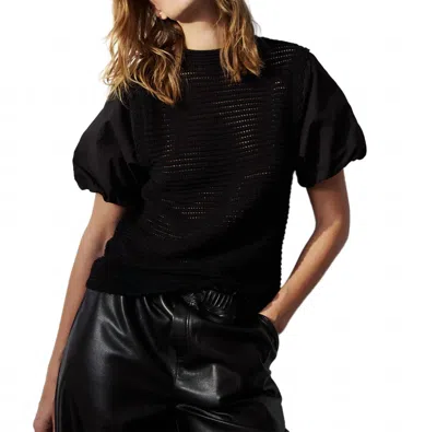 MELISSA NEPTON MARIELLA SWEATER IN BLACK